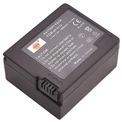 Immagine di DSTE Ricaricabile Li ion Batteria Compatibile per NP FF70 e Sony DCR HC1000,DCR HC1000E,DCR IP1,DCR IP1E,DCR IP1K,DCR IP200K,DCR IP210E,DCR IP220,DCR IP220E,DCR IP220K,DCR IP45E Fotocamera