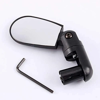 Immagine di Specchietto Retrovisore Bici, MAGT Bici Specchietti per Bicicletta, 1pcs Specchio Bicicletta Retrovisore, Regolabile Girevole Manubri da Strada (Nero)