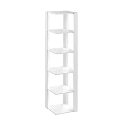 Immagine di Vicco Scaffale angolare Amina, Bianco, 45 x 180.1 cm