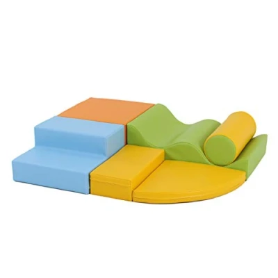 Immagine di IGLU Soft Play 6 XL Blocchi per Bambini in Schiuma Set da Gioco attività di Costruzione (Multicolore)