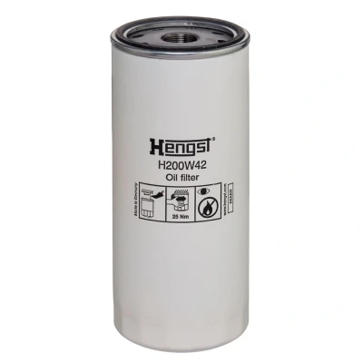 Immagine di HENGST FILTER H200W42 Filtro olio 1 1/8 16UN ad avvitamento