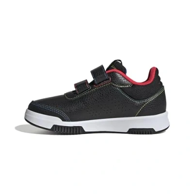 Immagine di adidas Tensaur Hook And Loop Shoes, Scarpe da Corsa Unisex Bambini e Ragazzi, Core Black Iron Met Lucid Red, 33 EU