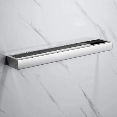 Immagine di Melairy Bagno Portasciugamani 30CM Autoadesivo Per Porta Salviette in Acciaio Inossidabile Asciugamano Cromo