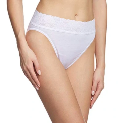Immagine di Calida Lycraspitze Slip, Opaco, Bianco (Weiß (Weiss 001), Taglia Produttore: S = 40/42 Donna