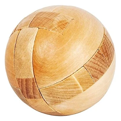 Immagine di legno Gioco di Cube 3D Puzzle,Puzzle in Magica palla Intelligenza Giocattoli pensanti Puzzle IQ Giochi