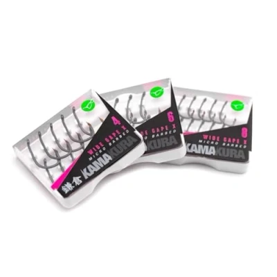 Immagine di Korda Kamakura Wide Gape X Hooks (10st) Maat 6 Ami carpfishing