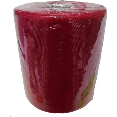 Immagine di generico Rotolo Tulle H 12,5 CM X 100 MT, Rosso, Bobina