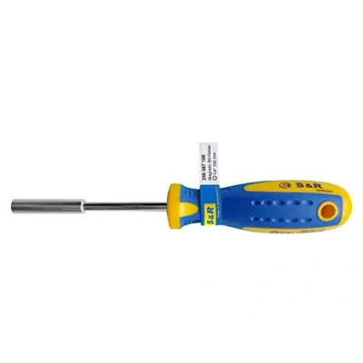 Immagine di S&amp;R Giravite Porta inserti Magnetico/Cacciavite Magnetico ad incastro per bit e