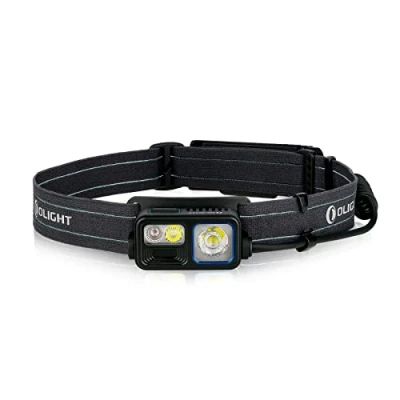 Immagine di OLIGHT Array 2S Lampada Frontale a LED con 1000 Lumen 140 m, Ricaricabile USB 25 Ore di Autonomia Luce Rossa e Modalità SOS 60 Angolo del Fascio Regolabile IPX4 per Jogging Pesca Escursionismo