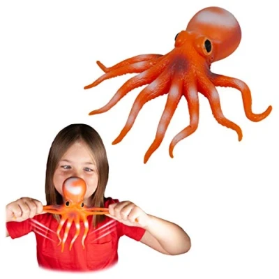 Immagine di Rep Pals Polpo, Giocattolo Elastico di Deluxebase. Animaletti Gomma Super Elastici Che sembrano Veri, Perfetti per i Bambini