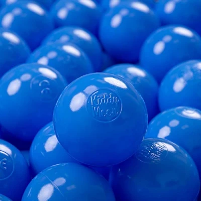 Immagine di KiddyMoon 100 Palline/7Cm Palline Morbide Colorate Per Piscina Bambini Fatto In EU, Blu