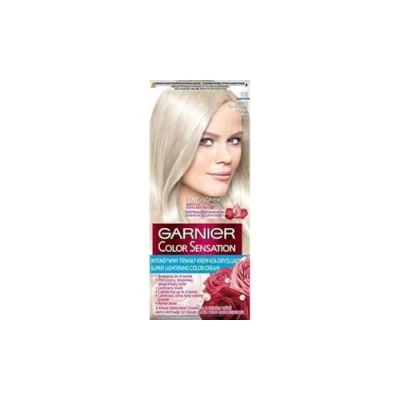 Immagine di Garnier, Color Sensation Crema colorante super illuminante per capelli, S9, colore grigio argento, trasparente, 1 pezzo