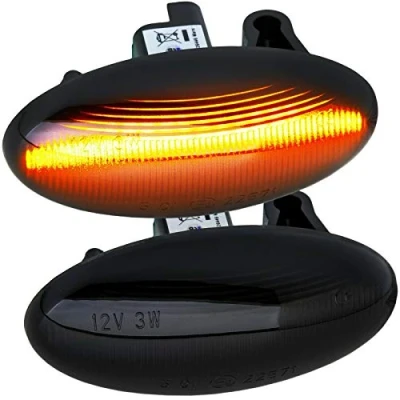 Immagine di phil trade Indicatore di direzione a LED, Nero, Compatibile con AYGO I, II ě PROACE