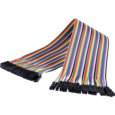 Immagine di Renkforce JKFF403 Cavo jumper Arduino, Banana Pi, Raspberry Pi [40x presa 40x jumper] 30.00 cm Colorato