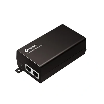 Immagine di TP Link TL POE160S PoE+ Injector IEEE 802.3af/at, 30W Gigabit PoE Adattatore, 2 Porta RJ45 10/100/1000Mbps, Ethernet, Plug &amp; Play, Custodia in Metallo Resistente