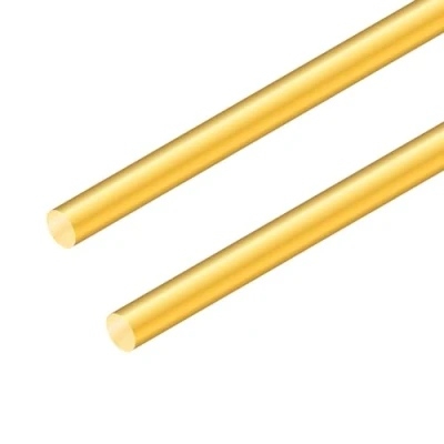 Immagine di iMeistek Asta rotonda in ottone da 8 mm, lunghezza 200 massiccio, per tornio bar, modelli RC fai te
