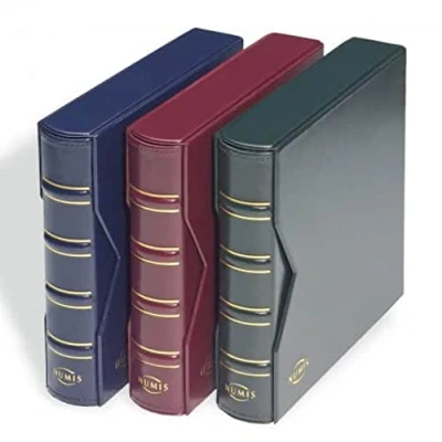 Immagine di Leuchtturm 330249 Album per Monete Grande Raccoglitore ad Anelli autoprogettazione dal Design Classico con Custodia Nero