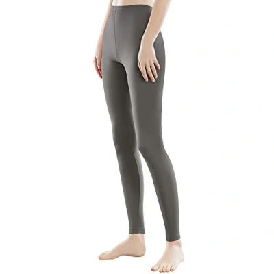 Immagine di Libella Donne Lungo Leggings colorato Pantaloni con Vita Alta vestibilità Slim Atletico in Cotone 4108 Grigio XL
