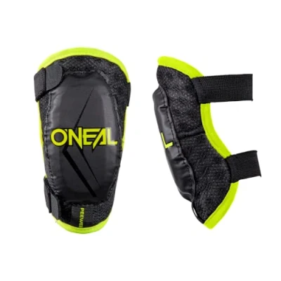 Immagine di O&#039;NEAL Protezione per Il Gomito Bambini Motocross Enduro Confortevole e dinamico, Regolabile con Cinghie Elastiche, età 4 9 Pee Wee Elbow Guard Nero Giallo Neon Taglia XS/S