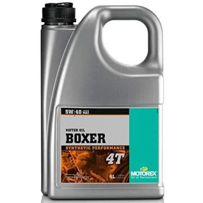 Immagine di MOTOREX Huile Moto Boxer 4T SAE 5W40 100% synthétique 4L