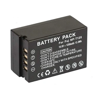 Immagine di NP T125 NPT125 Sostituzione della batteria per Fujifilm GFX 50S GFX50S 50R GFX50R 100 Camera and VG GFX1 Vertical Battery Grip(10.8v 1250mah)