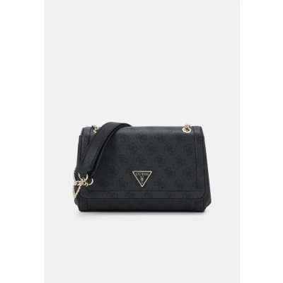 Immagine di Guess Noelle Girlfriend Satchel Borsa a mano, Donna, Taglia: One Size, Coal
