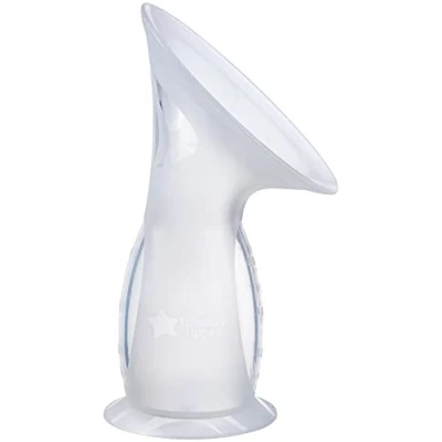Immagine di Tommee Tippee Tiralatte Manuale in Silicone, Salvalatte e Contenitore per la Raccolta del Latte Materno, Con Coperchio Sterilizzazione, 100 ml