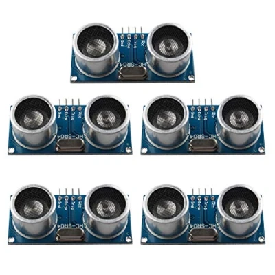 Immagine di HALJIA HC SR04 Modulo di misurazione della distanza con sensore ad ultrasuoni compatibile Arduino