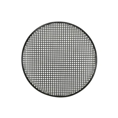 Immagine di Qtx 18 cm Griglia in metallo con verniciatura a polvere resistente, colore: nero