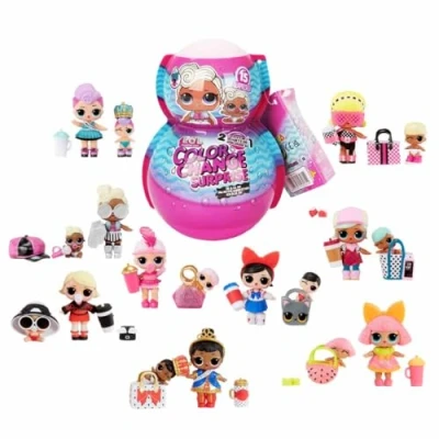 Immagine di L.O.L. Surprise! 2 in 1 Me &amp; My Lil Sis Colour Change Set di Bambole, ASSORTIMENTO, Bambole con 15 sorprese tra Cui Abiti, Accessori e Cambio Colore, da Collezione, per Bambini dai 4 Anni su