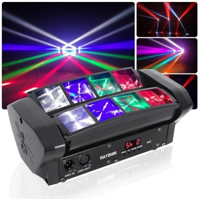 Immagine di luce LED da palcoscenico Spider Moving Head RGBW partito musicale/controller Dj 512 Dmx per bar club party discoteca dance floor spettacolo