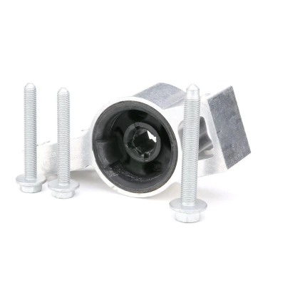 Immagine di febi BILSTEIN 32541 Silent Block con materiale di fissaggio Plus Assale anteriore Dx, inferiore, posteriore Alluminio VOLKSWAGEN: Golf 6, 5