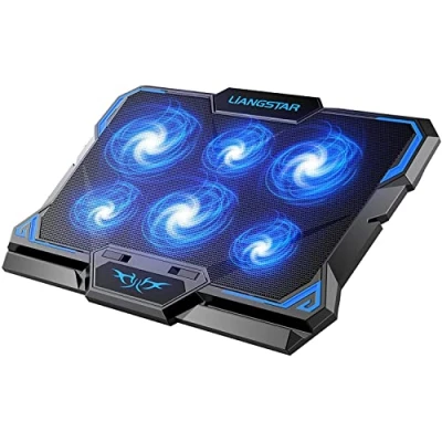 Immagine di LIANGSTAR Base per il Raffreddamento di PC Portatile，Supporto Portatile, Pad Raffreddare Laptop da Gioco con 6 Ventole Ultra Silenziose
