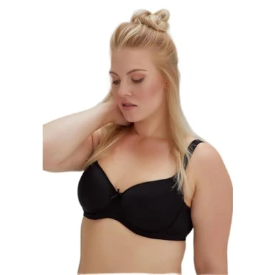 Immagine di Dagi Underwire Minimiser Bra Reggiseno minimizzatore, Nero, 4D Donna