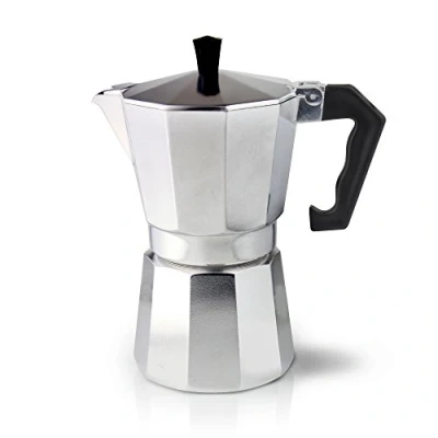 Immagine di Cafe Ole Italian Style in alluminio tazze da caffè espresso 9 Cup (360ml)