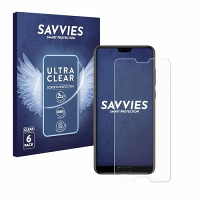 Immagine di savvies (6 Pezzi Pellicola Protettiva per Huawei P20 Protezione Schermo Trasparente