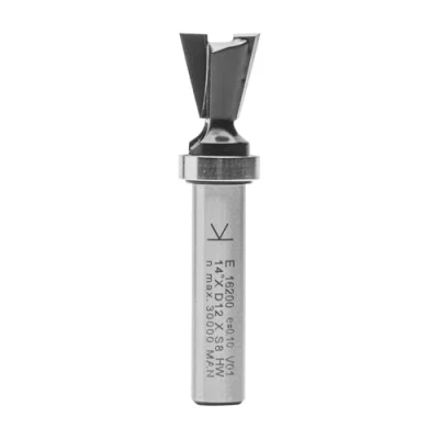 Immagine di ENT 16200 Fresa per fresare Carburo, Gambo (S) 8 mm, diametro (D) 12 NL E 14, SL 32 con cuscinetto a sfere