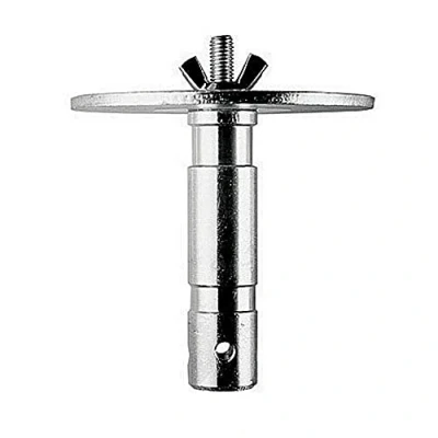 Immagine di Manfrotto 163 38 Codolo 1&quot;1/8 con Piastra 12 cm e Vite