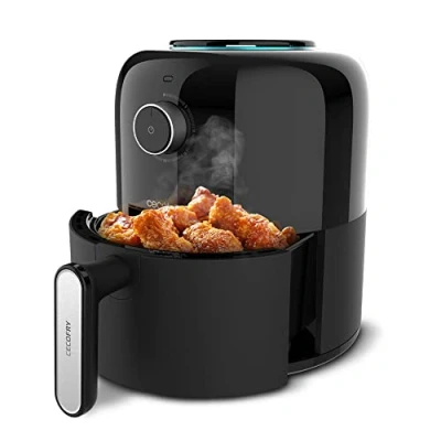 Immagine di Cecotec Friggitrice ad Aria Cecofry Pixel 2500. Air Fryer 1000 W, 2,5 L, Dietetica, Manuale e Compatta, Timer, Controllo Temperatura, Tecnologia PerfectCook, Piedini Antiscivolo, Antiscivolo