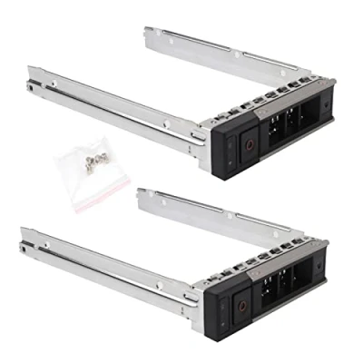 Immagine di Heretom 2 Pezzi LFF Hard Drive Tray Caddy Disco Rigido Vassoio Slitta for Dell X7K8W Y796F Gen14 Server R250 R350 R240 R340 R440 R540 R740 R740xd R740xd2 R6415 R6515 R6525 R7415 R7425 R7515