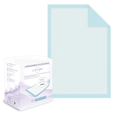 Immagine di 150x ARNOMED traversine 60x90cm, traverse letto per incontinenza usa e getta, neonato fasciatoio, anziani assorbenti a 5 strati in cellulosa caso di