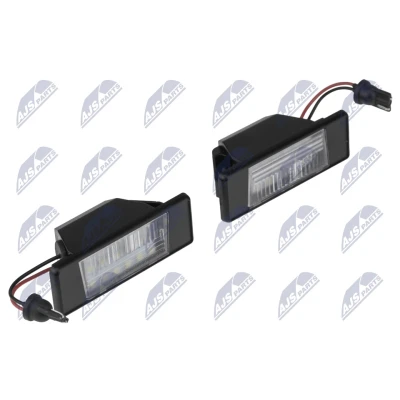 Immagine di Luce Targa LED bilaterale NISSAN: Qashqai / Qashqai+2 I, 2 NTY ELP NS 000