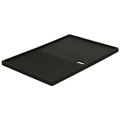 Immagine di BBQ TORO Piastra griglia in ghisa 39 x 26,5 cm Reversibile, Smaltata può Essere utilizzata su Entrambi i Lati Adatta per BBQ, a Gas, Carbone