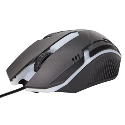Immagine di Xirfuni Mouse da Gioco, per Computer Portatile 1600 DPI con Luci RGB, Mini PC Cablato USB Portatile, Plug And Play