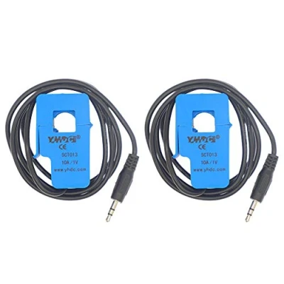 Immagine di HUABAN 2PCS SCT013 010 10A 1V Trasformatore di corrente a nucleo aperto non invasivo