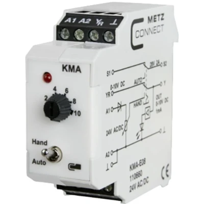 Immagine di Modulo con uscita analogica 24, 24 V/AC, V/DC (max) Metz Connect 110660 1 pz.