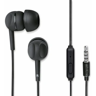 Immagine di Thomson EAR3005BK Cuffie auricolari via cavo Nero headset con microfono
