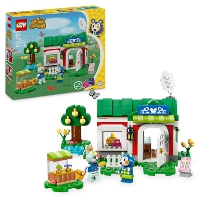 Immagine di LEGO Animal Crossing La Sartoria delle Sorelle Ago e Filo, Gioco Creativo per Bambine Bambini da 6 Anni con Negozio Giocattolo, Accessori Personaggi Animali, Idea Regalo Fan 77055