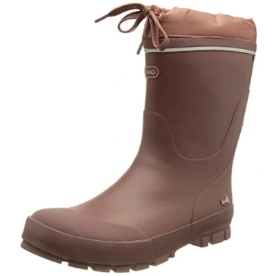 Immagine di Viking Jo​l​l​y​ Th​e​r​m​o​, Stivali di Gomma, Unisex Bambini e ragazzi, Multicolore Gammel Rosa Dark Pink, 24 EU