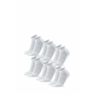 Immagine di Danish Endurance Quarter 6PACK Calze sportive, Taglia: 39 42, White